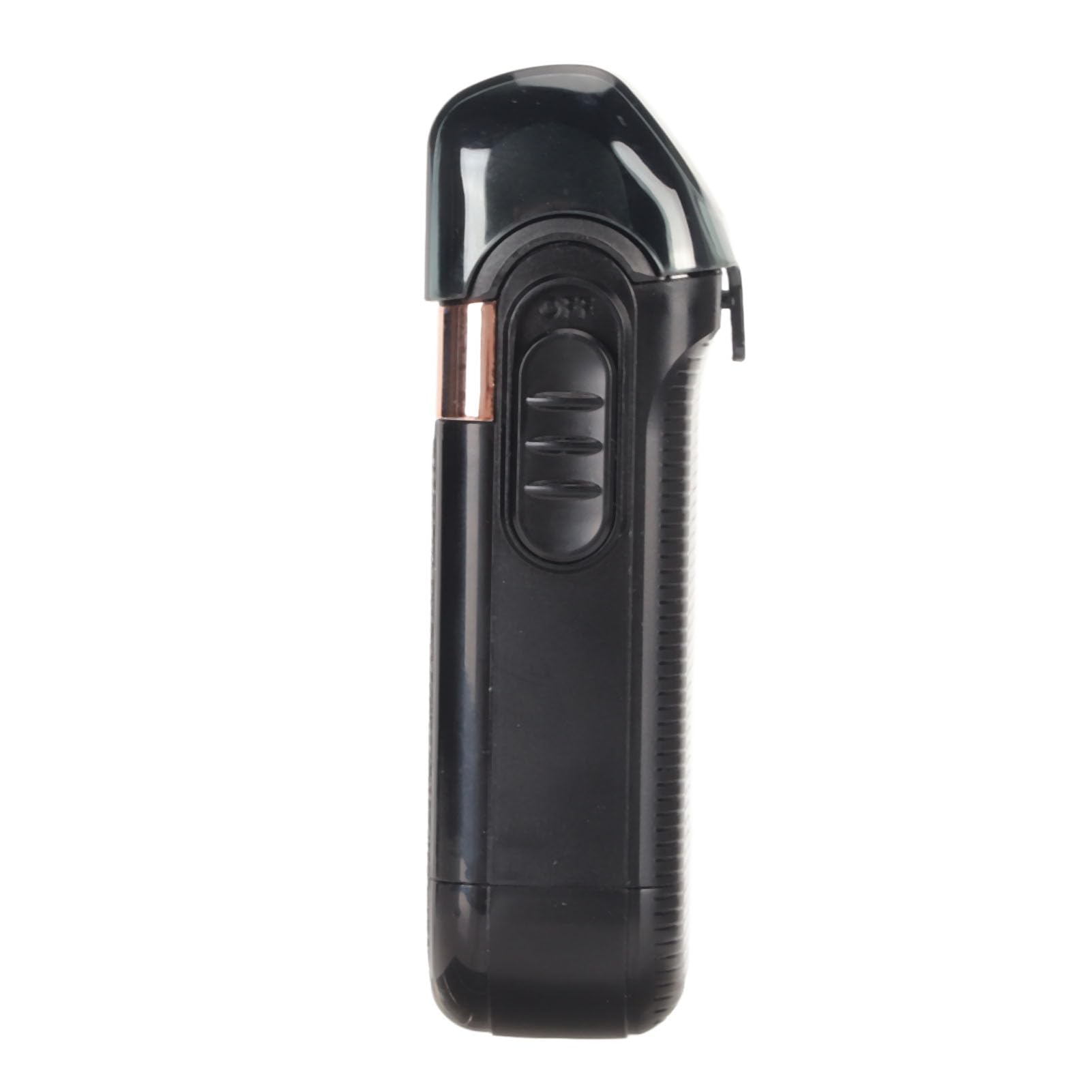 Regolabarba Mini Tagliacapelli Efficiente e Potente per Viaggi a Casa Design Nero Ricaricabile