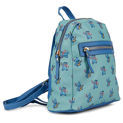 Disney Lilo And Stitch Backpack - Girls, Boys, Teens, Adults - Officially Licensed Stitch 10 Inch Allover Faux Leather Mini Backpack #TOP1