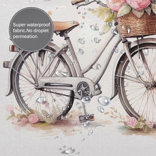 Rideau de douche lavable anti-éclaboussures 183x183 en microfibre - 6
