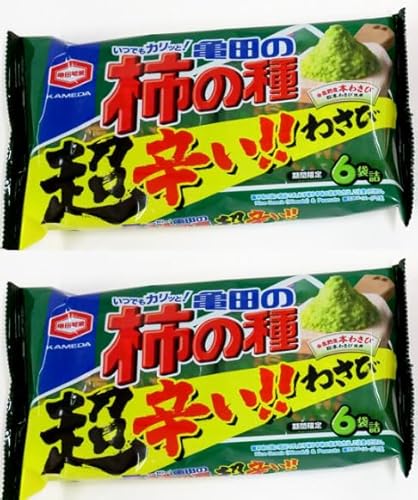 柿の種超わさび6袋詰 161g×2袋