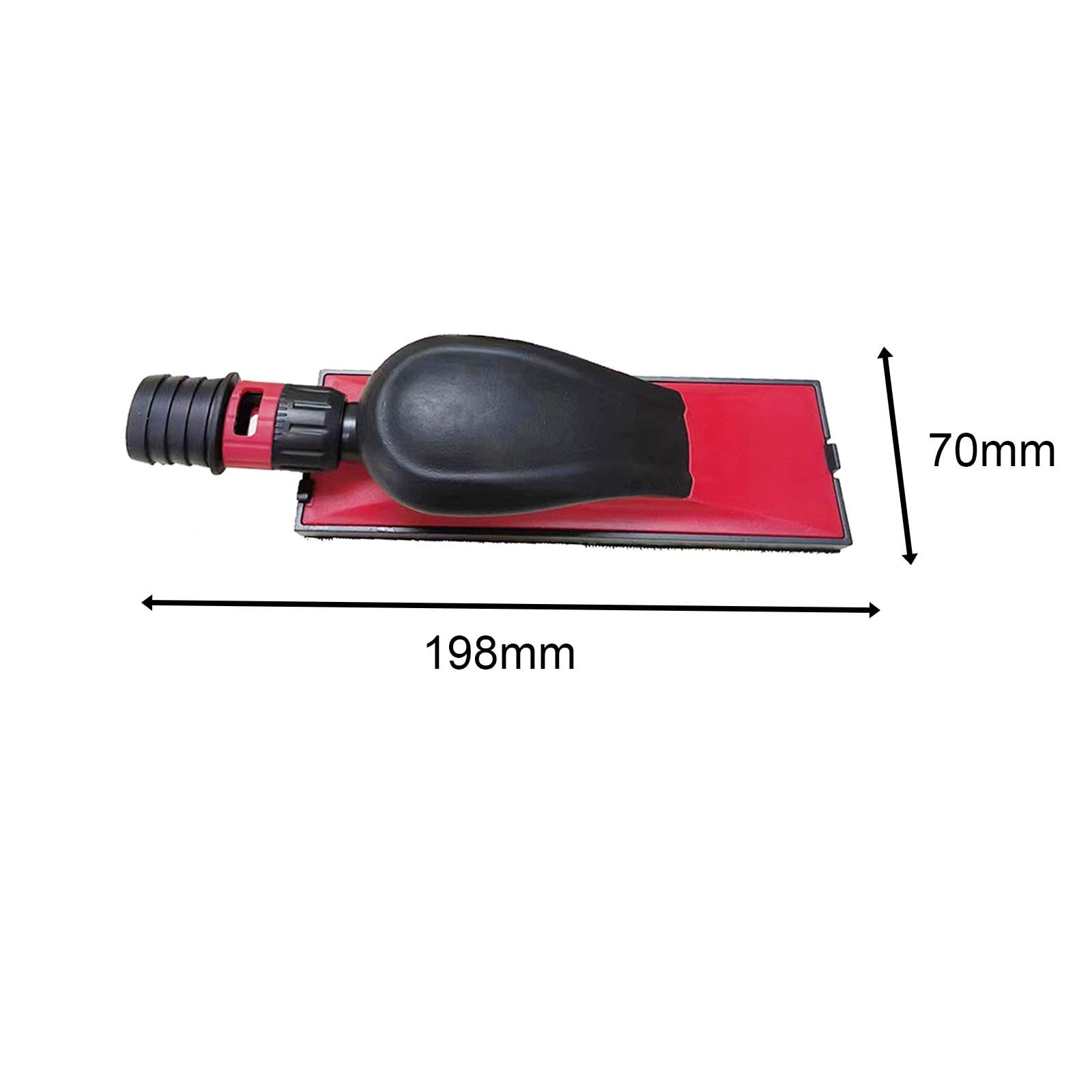 Harilla Tablero de Lijado Manual con Tablero de Repuesto, Bloque de Manual para Talleres Industriales, Talleres de Detallado, Carpintería, Carrocería D, 70mmx198mm