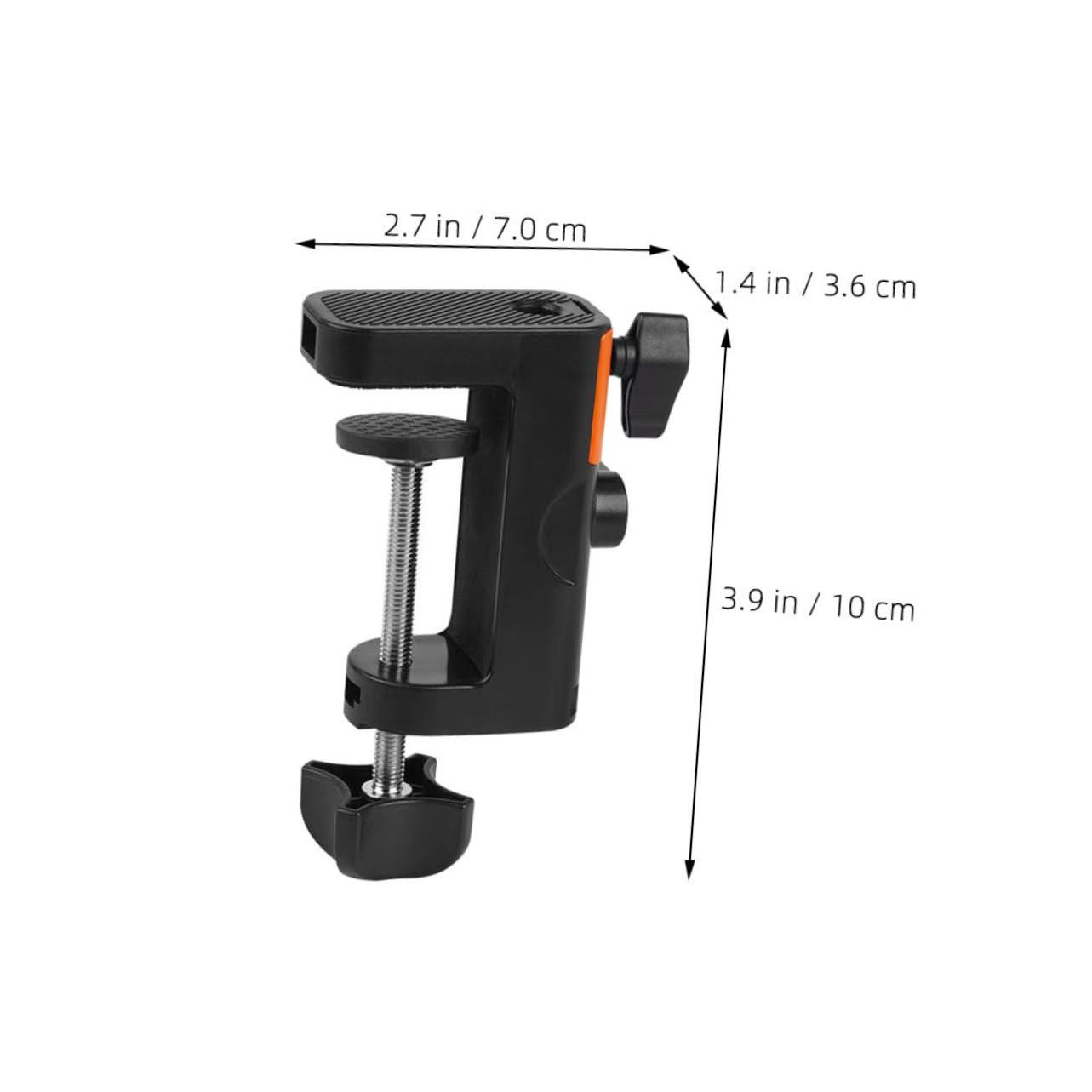 Abaodam Metal Desk Clamp Base Clip for Small Clamp Table Mount-clip for Home Supplies