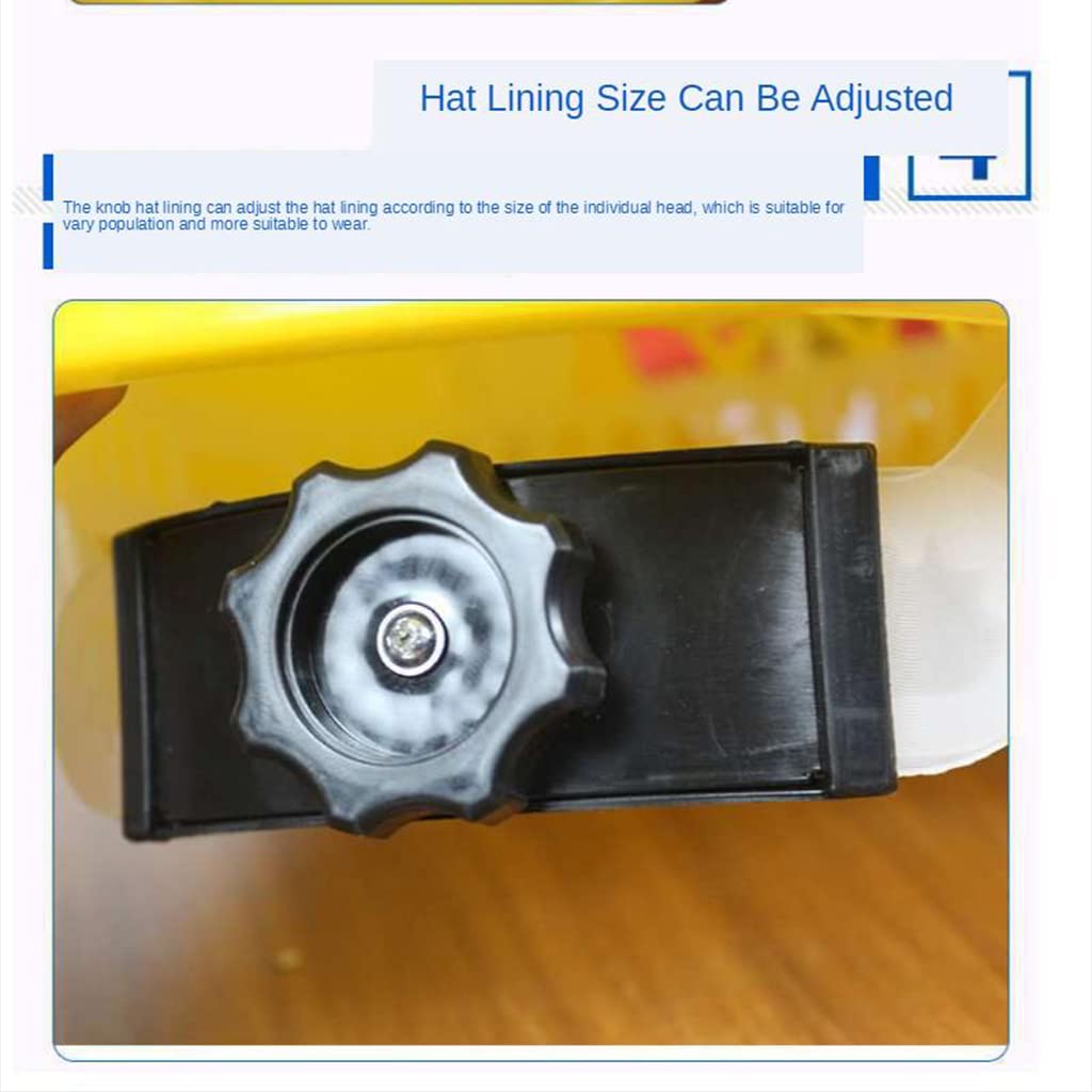 Casque de Sécurité Ventilé Énergie Solaire Support Absorption Chocs Protection Respirant Matériau PE Réglage Pratique Adapté Aux Travaux Extérieurs, Jaune