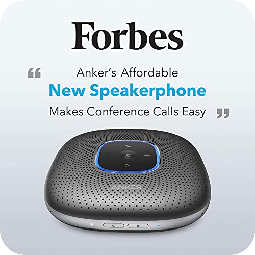 Anker Powerconf Bluetooth Speakerphone With 6 Microphones, Enhanced Voice Pickup, 24H Call Time, Bluetooth 5, Usb C, Bluetooth Conference Speaker Compatible With Leading Platforms(Renewed) #TOP1