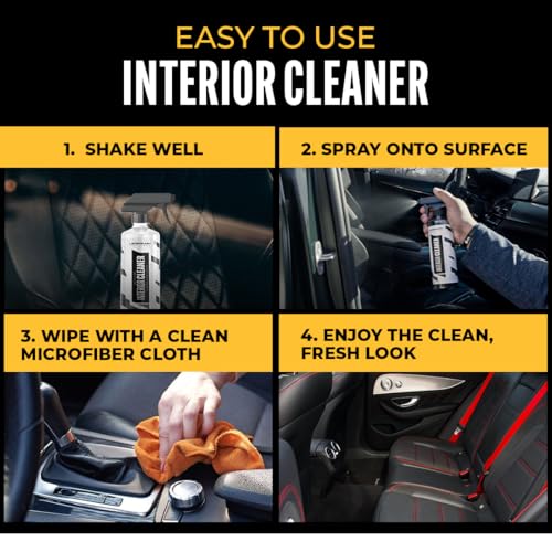 Legendary Interior Cleaner 16oz - All Purpose Interior Detailer & Carpet Cleaner for Cars - Safe on Leather, Plastic, Vinyl, Upholstery & Dashboard - UV Protectant - Tough on Stains & Dirt - Image 5