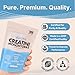 Vocks Creatine Monohydrate Powder - Creatine Supplement, Micronized Creatine, Creatine Powder - Unflavored & Gluten Free, 5g per Servings, 500g (1.1 lbs)