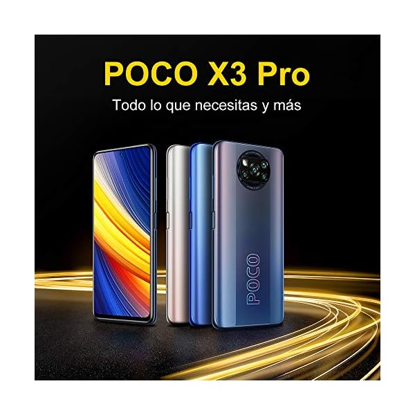 Poco X3 Pro | 128GB 6GB RAM | Factory Unlocked (GSM ONLY | Not Compatible with Verizon/Sprint/Boost) | International Version (Phantom Black)