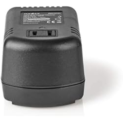 Regulador De Voltaje 30 Kva Nedis transformador de corriente - Alimentación de red con 230 V CA 50 Hz - 75 W - Contacto de protección - Equipado con un fusible - Negro