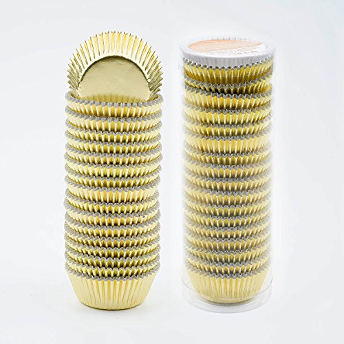 Gifbera EUGIF103G Mini Foil Baking Cups Gold thumb #3