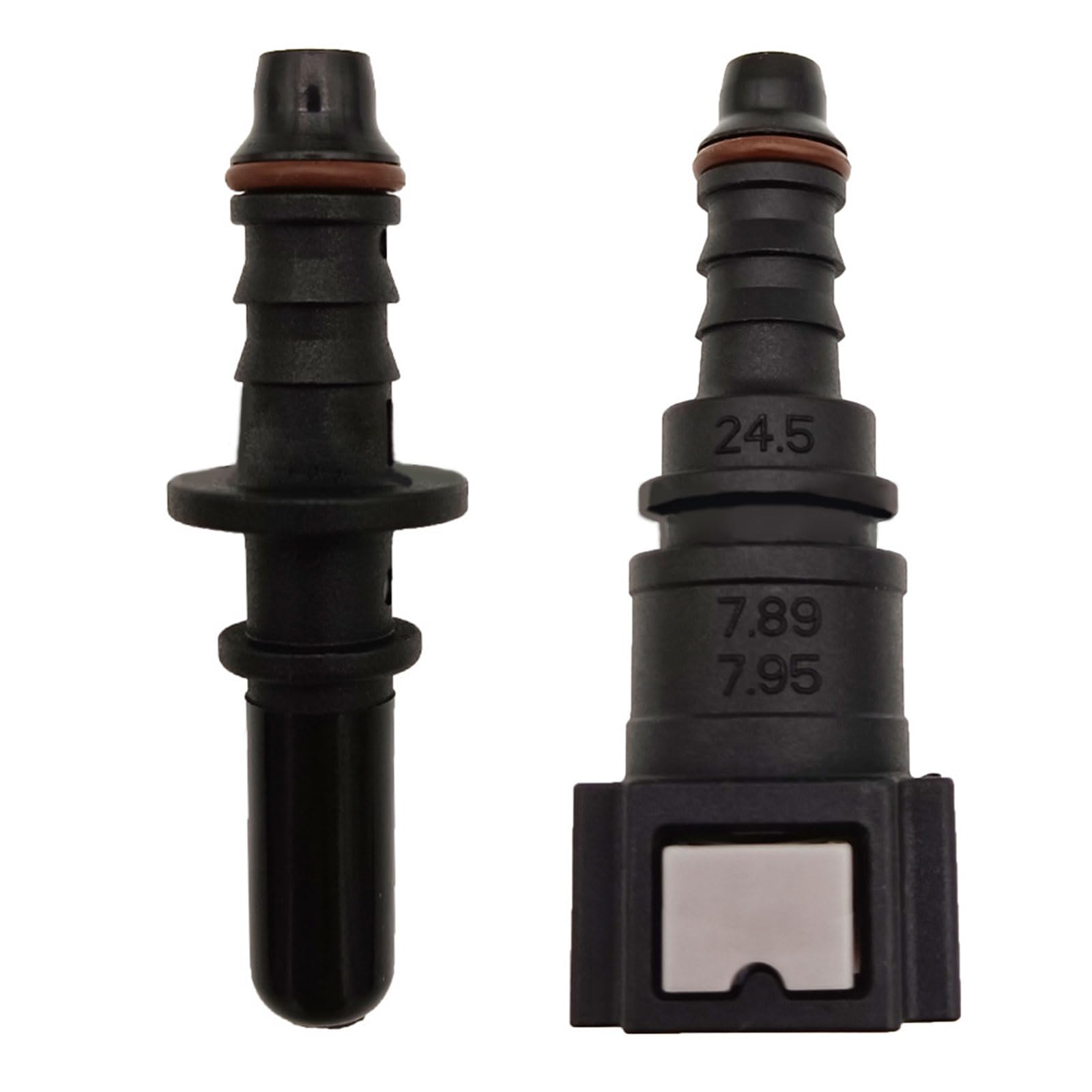 High-Pressure Oil Hose Coupler ID6 7.89 Quick Disconnect Fluid Transfer Auto Tool Fitting Oil Hose Connector