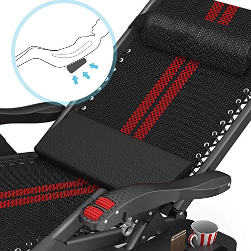 Chaise longue inclinable Zero Gravity en acier et textoline - 5