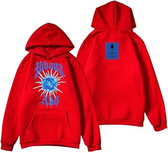 RYSXJLX Ado Hibana Tour Hoodie Ado World Tour Merch Unisex Retro Fashion Klassiek Lange Mouw Sweatshirt, Grijs, XL