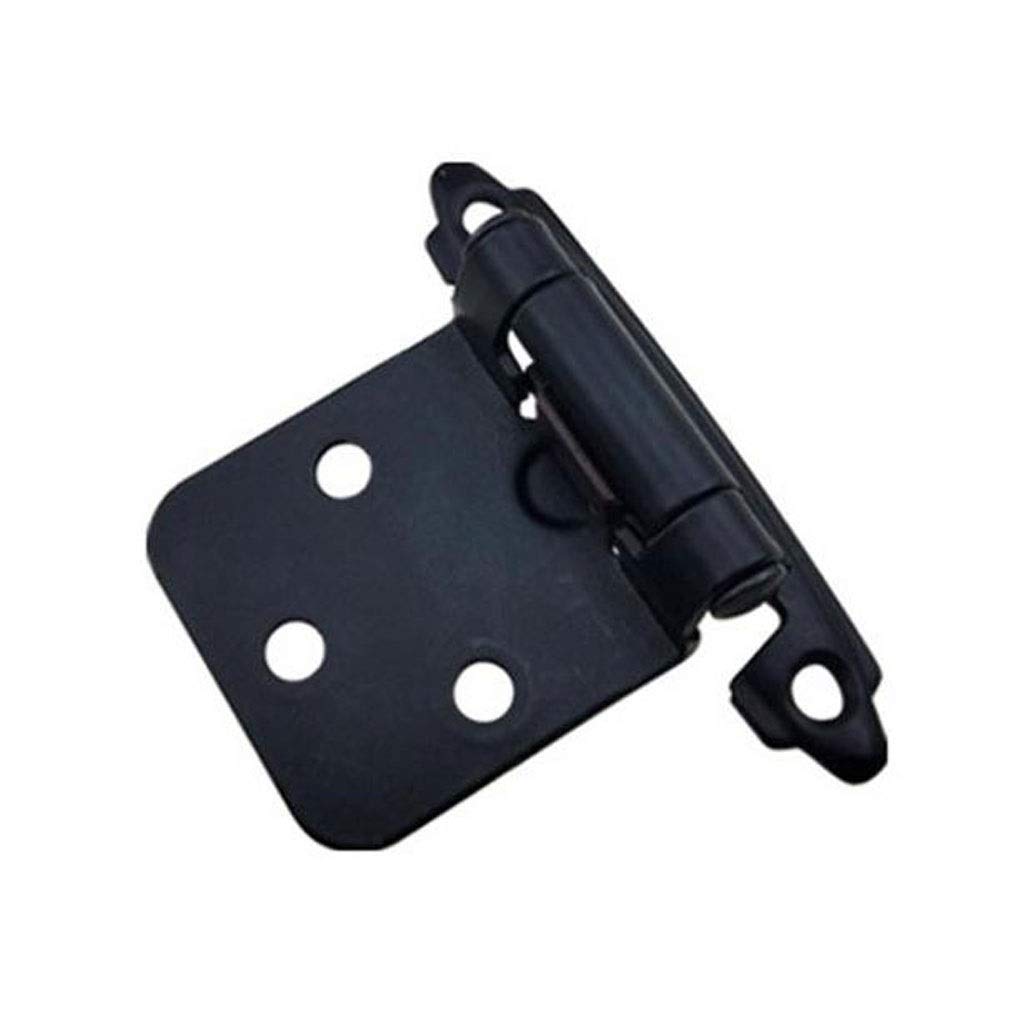 Nvsfzgiyg C Abinet Door Hinges Black Overlay For Kitchen Abinets Self Losing Hardware 5 Pair(C)