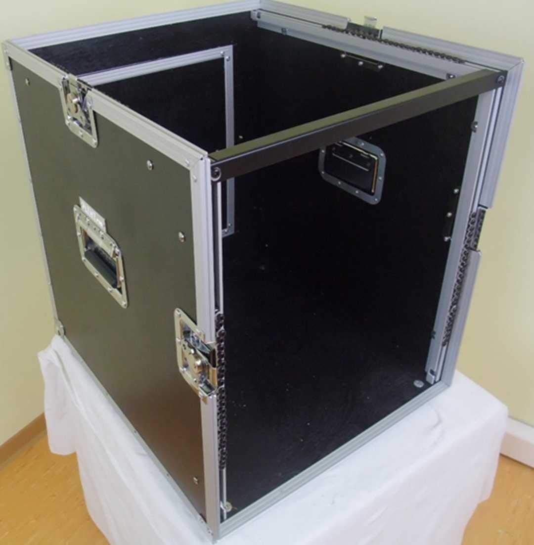 27122 Winkelrack 12/12 HE ECO - 19" Kombi Case 12 HE Oben / 12 HE unten, L-Rack, DJ Rack