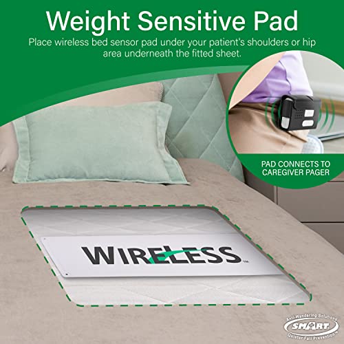 Smart Caregiver Corporation Smart Caregiver Wireless Bed Pad Alarm System With Weight Sensor And Pager For Fall Prevention thumb #1