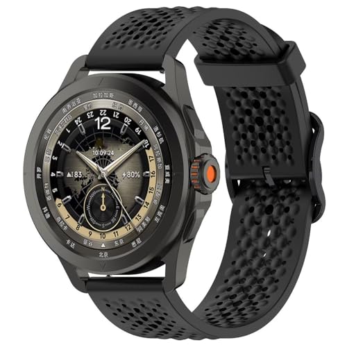 Image of AONES 22mm Watch Strap for Armani Exchange Drexler Axt2000 Smartwatch