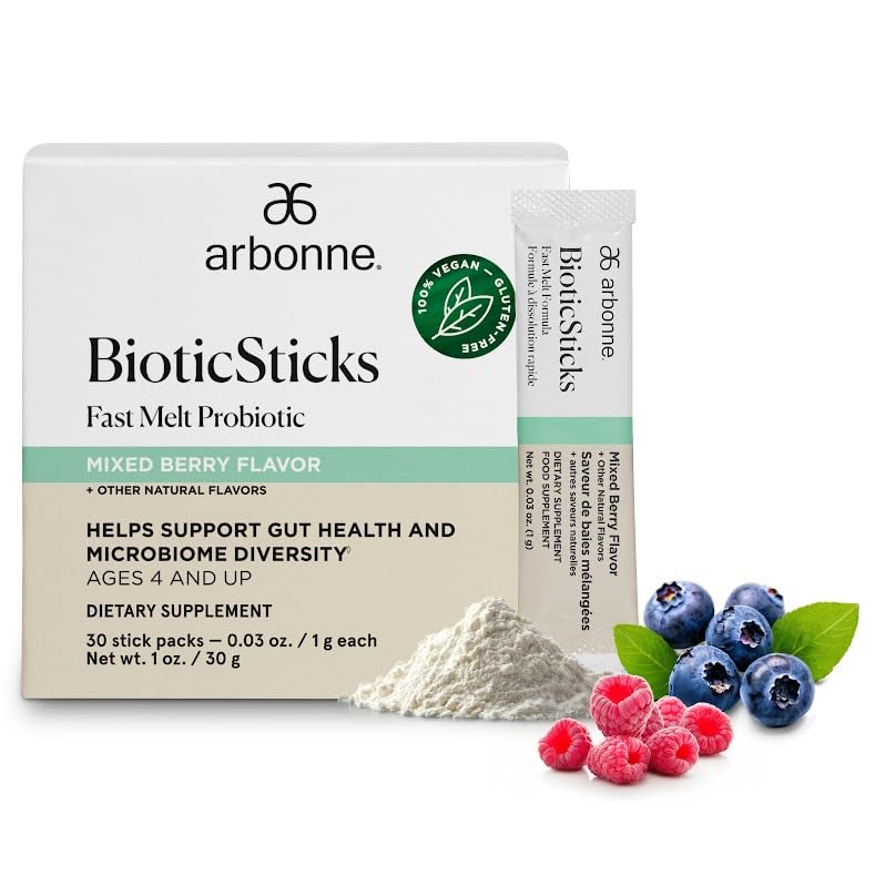 Amazon.com: Arbonne BioticSticks Fast Melt Probiotic for Gut