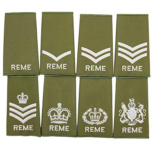 Official IssueREME OD PCS Rank Slides CFN