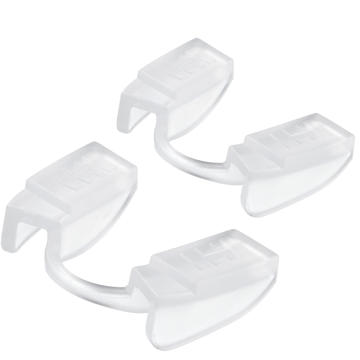 Protector bucal de levantamiento de pesas para todos los deportes de entrenamiento de fuerza, boquilla de fitness con diseño delgado, equipo de protección perfecto en gimnasios (paquete de 2