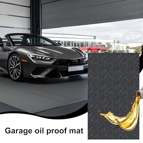 Tapis de sol de garage en feutre antidérapant et lavable