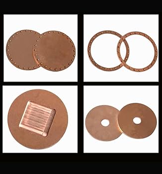 Amazon.co.jp: 銅丸板、純銅丸板、T2金属板カット材 厚さ50mm径