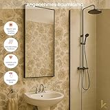 Hybrid Spiegel Infrarotheizung 800 Watt inkl. schwarzem Rahmen mit 5 Jahren Garantie - 2