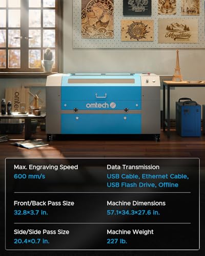 OMTech laser cutter machine