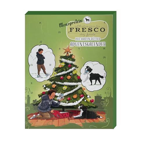 FRESCO Dog Martin Rütter Adventskalender für Hunde 2025 - Monoprotein Pferd
