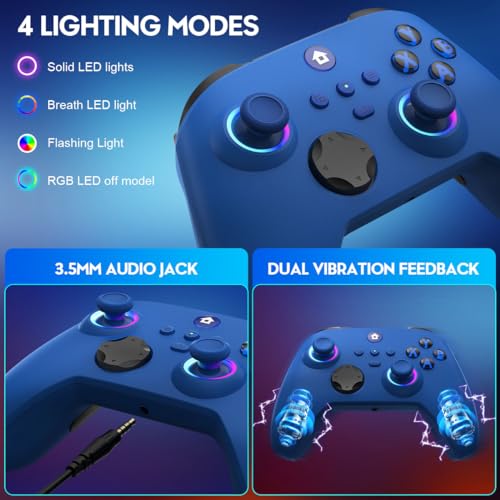 Choopp Xbox Controller, 2.4Ghz Wireless Xbox Controller, Xbox One Controller With 1000Mah Battery, Programmable, Turbo Function thumb #6