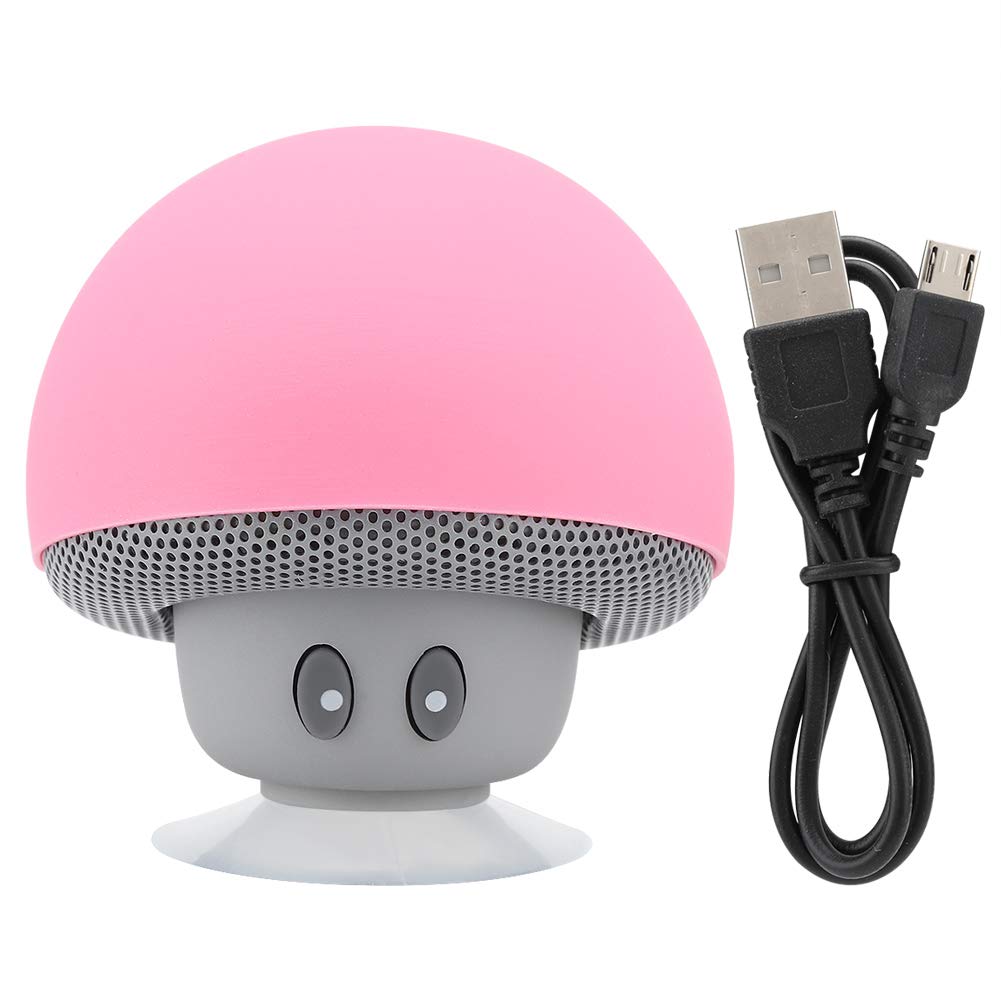 Portable Mushroom Speaker Subwoofer with Noise Reduction for Better Music Experience