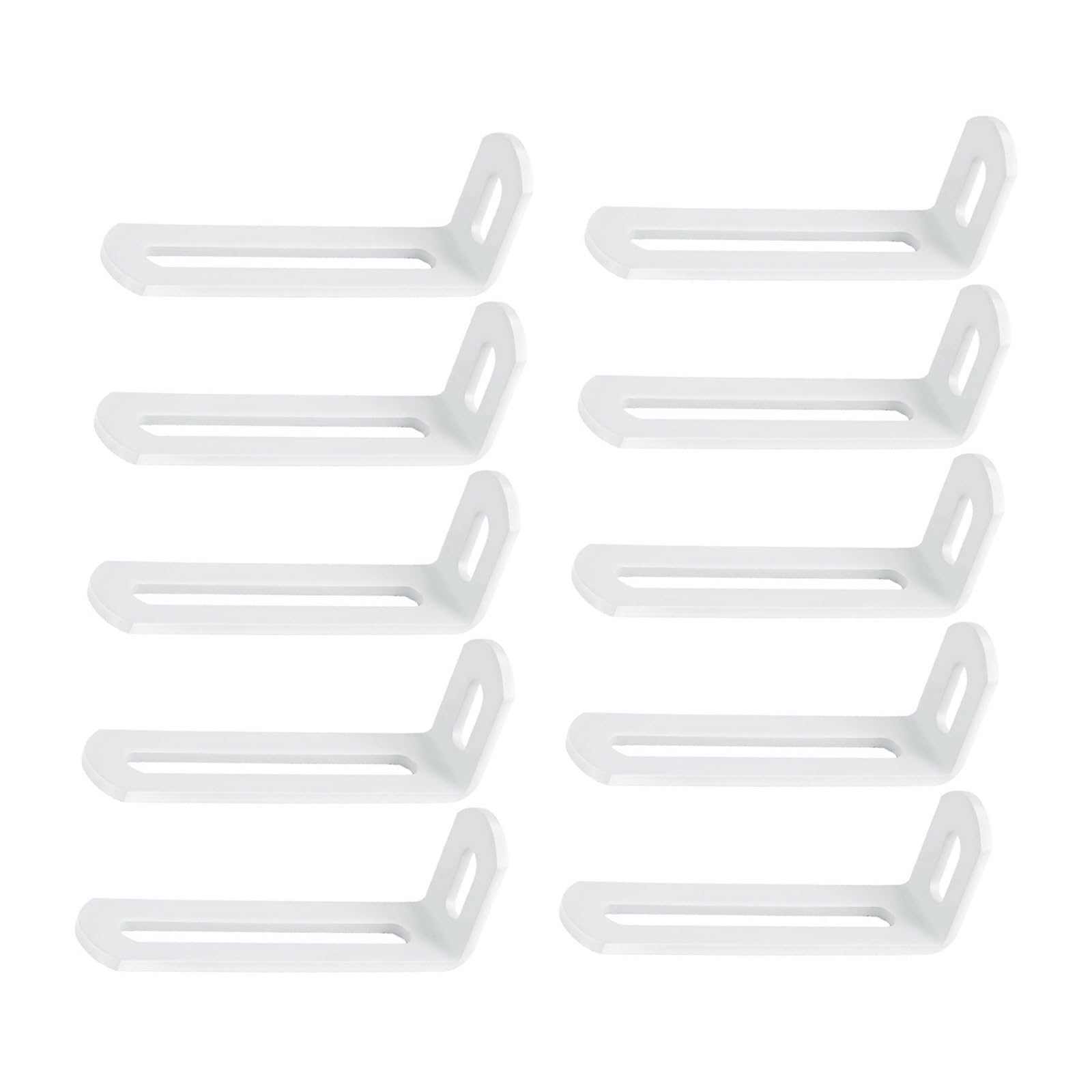 Nucelit Multicolor Iron Fixing Brackets With Reinforced 90 Degree Angles Structure For Heavy Furniture Wall Reinforcement Multipurpose Right Angles Brackets