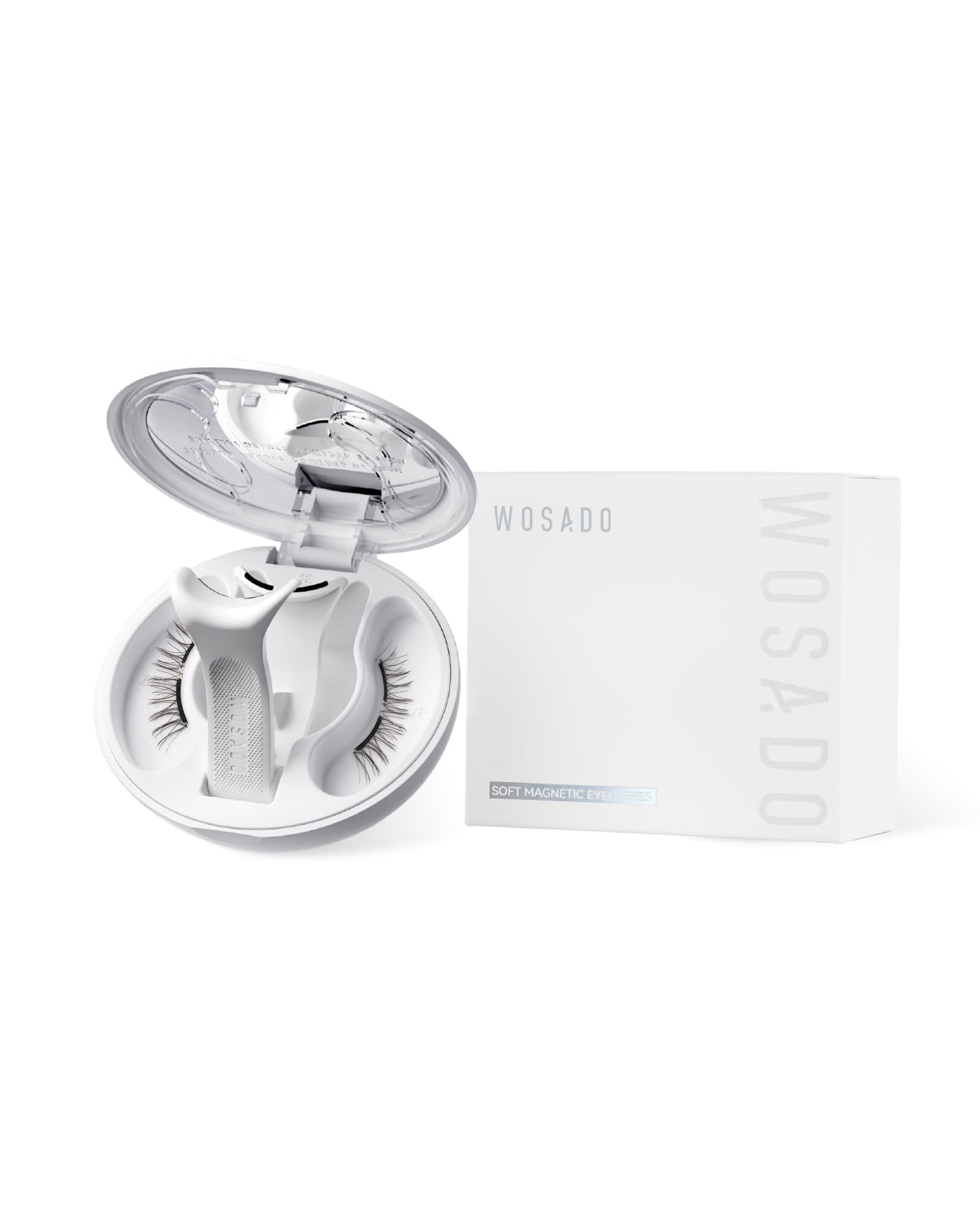 Photo 1 of WOSADO [No.26 Savannah Breez] 21.5mm Magnetic Eyelashes with Applicator Kit, Reusable Magnetic Lashes without Eyeliner, Glue-free False Lashes, Waterproof, Lightweight, Suit for Natural Makeup