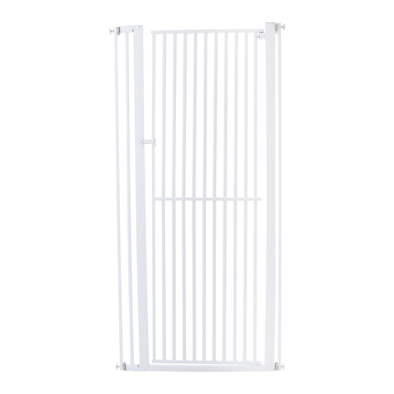 83x6x180cm Türschutzgitter Extra Hoch Absperrgitter, Hundegitter ausziehbar | 83-90cm Verstellbare Breite, Katzentür Gitter für Schlafzimmern, Fluren, Wohnzimmern und Balkonen