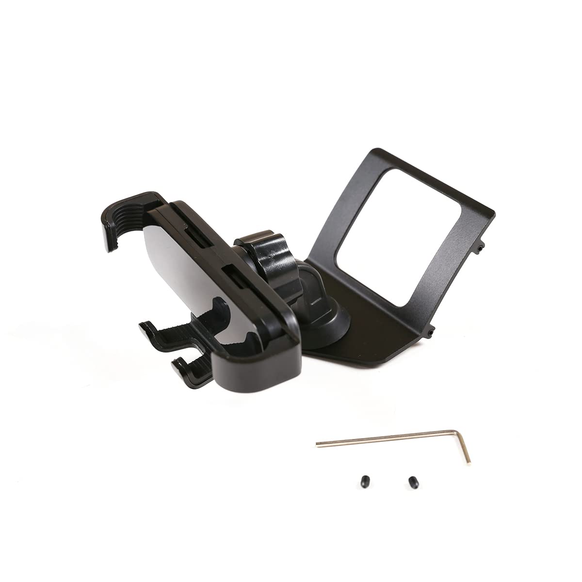 YANER Support de téléphone portable en alliage d'aluminium pour console centrale de voiture pour BMW Série 3 E90 E92 2005–2012 Accessoires de voiture