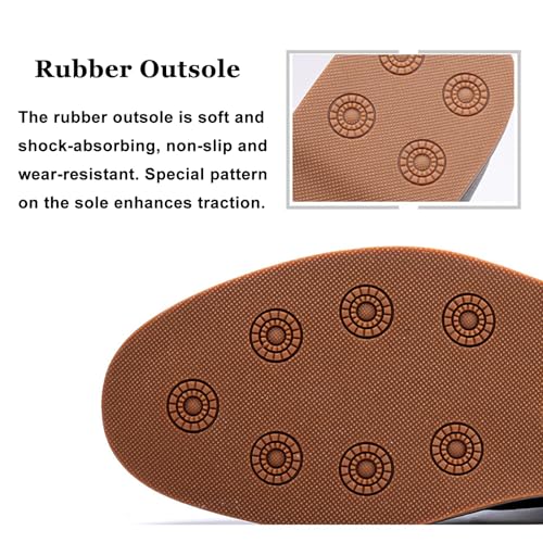 Mens Casual Leather Dress Shoes Classic Lace Up Wing Tips Oxford Sneakers Comfortable Soft Sole Non Slip Business Formal Derby Shoes for Office Work Driving Walking4