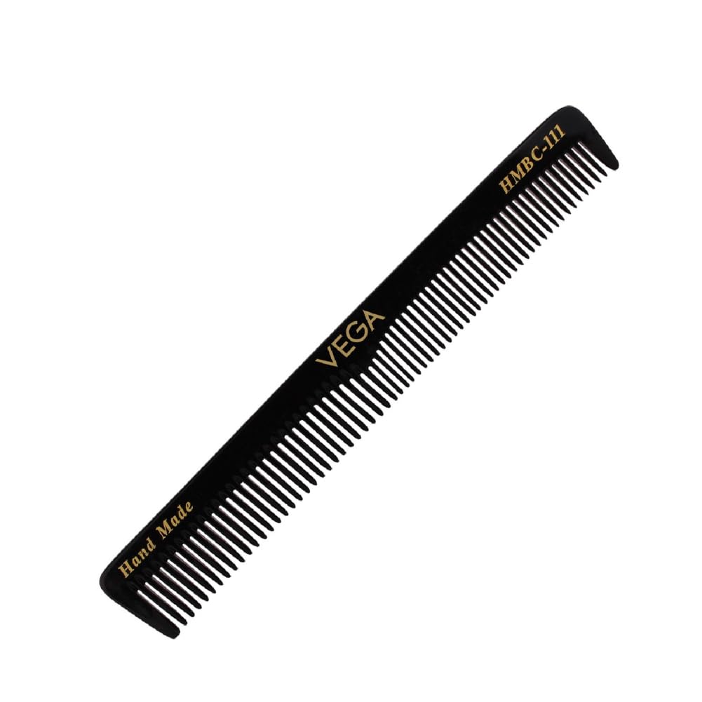 Vega General Grooming Hair Comb, (Indias No.1* Hair Comb Brand)For Men and Women Black, Handmade, (HMBC-111) (B008TO2OM6) Amazon Price History, Amazon Price Tracker