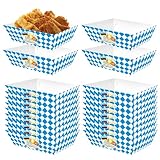 Oktoberfest Treat Cajas De Regalo - Embalaje De Bocadillos De Recuerdo, Contenedor De Palomitas De Maíz Alemana, Soporte De Dulces Decorativos, Caja De Papel Sweets Para Celebración, Noche De Cine, Ev