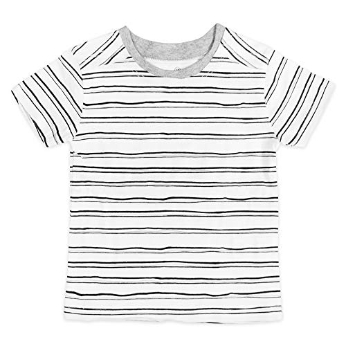 image for HonestBaby Baby Girls Organic Cotton Short Sleeve T-shirt Multi-packs 