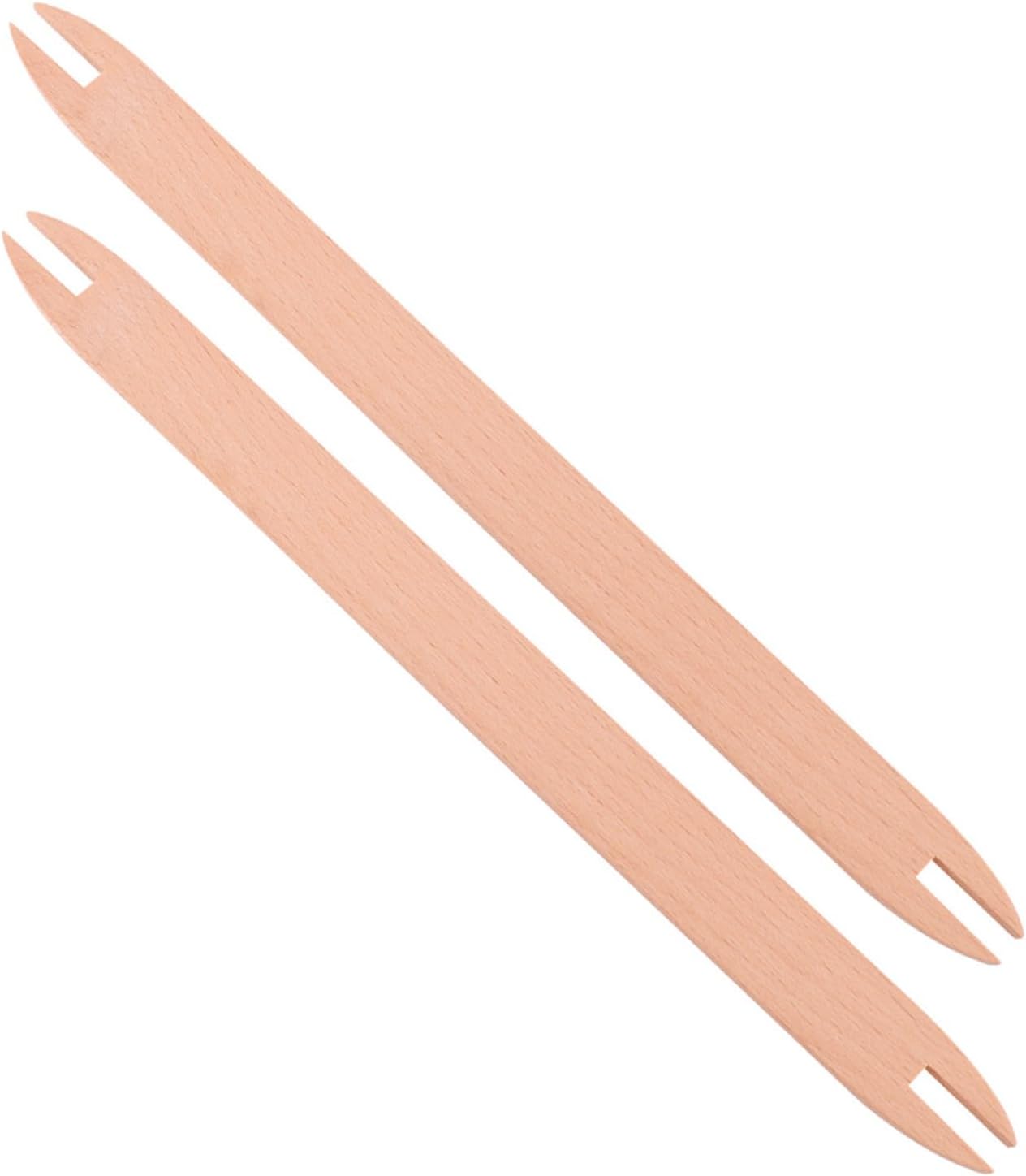KONTONTY 3sets Natural Wooden Weaving Shuttles Knitting Tools for DIY Crafts for Scarves Blankets Sweaters for Beginners Experienced 2pcs*3