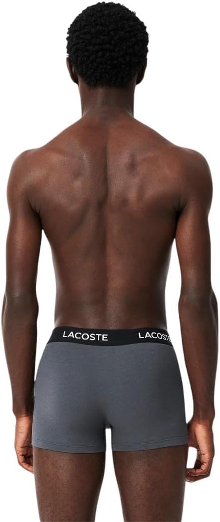 Lacoste Mens 5-Pack Regular Fit Boxer Trunk - Image 3