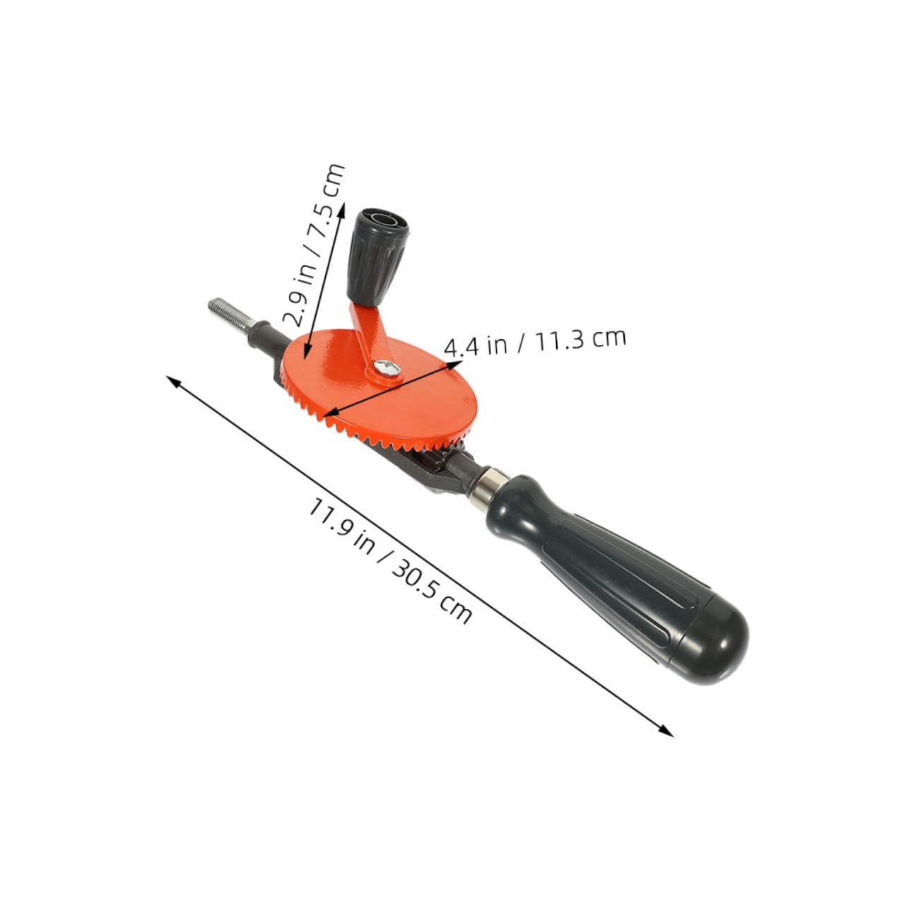 Trapano Manuale in Acciaio 3/8 Pollici, Controllo Manuale e Precisione per Fori nel Legno, per Studenti e Modellismo