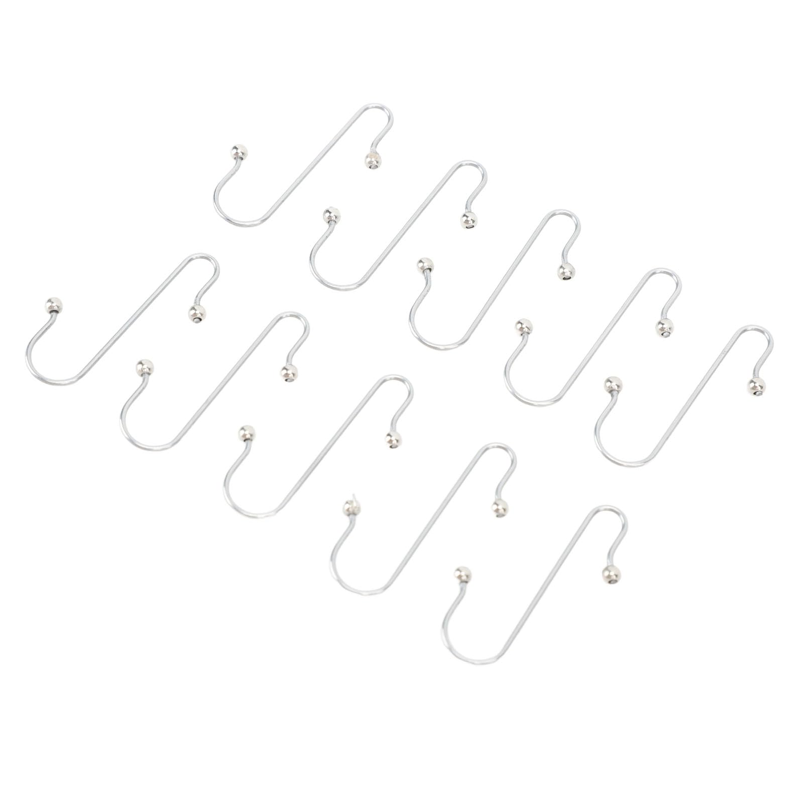 Fydun 100pcs Stainless Steel, Hooks Multipurpose Hanging S for Christmas Tree Ornament Shape Decoration Hangers Ornaments with Shaped Design and Tile Use