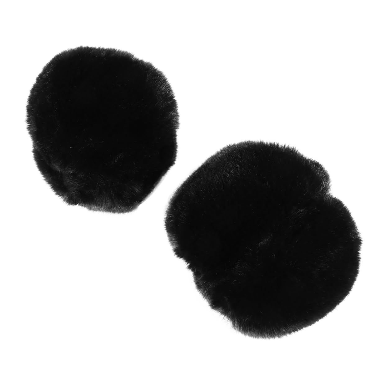 Ipetboom Cute Winter Gloves Women's Furry Wrist Cuff Warmer Winter Wrist Warmers Women Gloves Warm Fur Arm