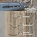 CraZy TACKz - 2 in 1: Push pin with Hook or Thumb Tack with Hook - New Invention Hang 100's of Items Interior or Exterior Decor at Home School Office DIY for Party or Holiday