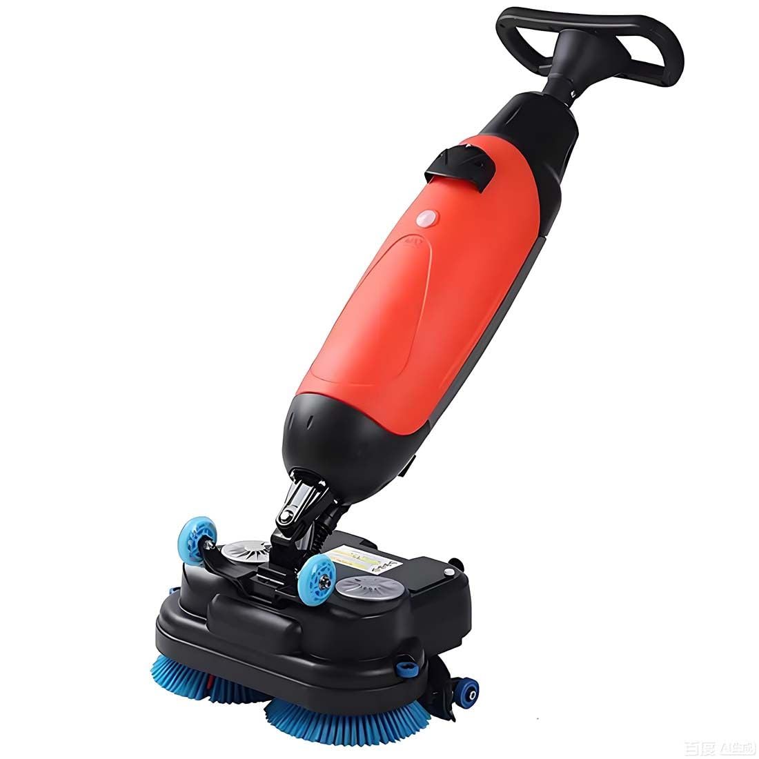 Fregadora de suelos industrial de alta resistencia con operador a pie, ancho de limpieza de 43 cm, 1200 m²/h, depósitos de solución y recuperación de 5,5 L y 8,5 L, ancho de succión de 45 cm