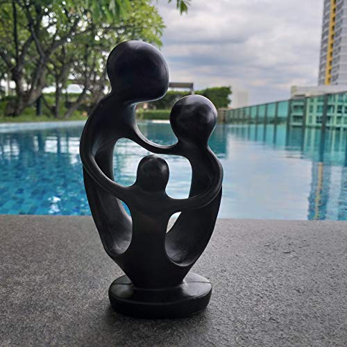 Figura abstracta Madre y Niño Estatua Decorativa 6.5 in miniatura 3