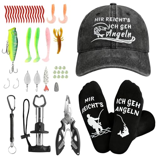 Set de regalo de pescadores y accesorios de pesca para regalar a hombres en el Día del Padre