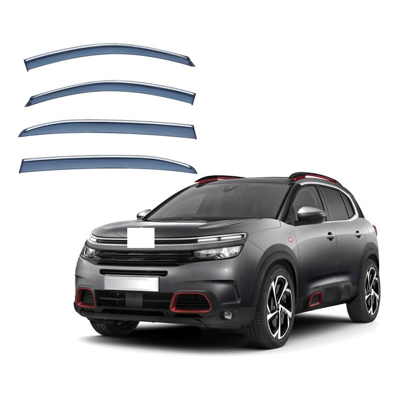 Déflecteurs de vent pour Citroen C5 Aircross 2017-2025, lot de 4