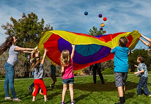 Pacific Play Tents 18112 Kids 12-Foot Kaleidochute Parachute For Indoor / Outdoor Fun #TOP4