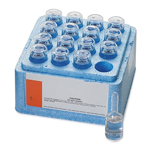 Hach 1479110 Nitrogen-Ammonia Standard Solution, 50 mg/L as NH3-N, (Pack of 16-10 mL Voluette Ampules)